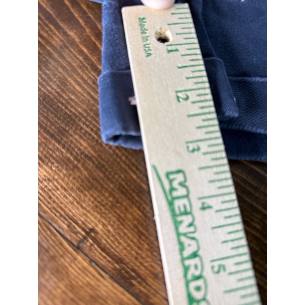 Abercrombie & Fitch Navy Blue Moose Chino Micro Shorts Womens 00‎ Stretch Y2K - Picture 6 of 14